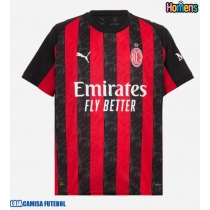 Camisa de Futebol AC Milan Christian Pulisic #11 Equipamento Principal 2025-26 Manga Curta